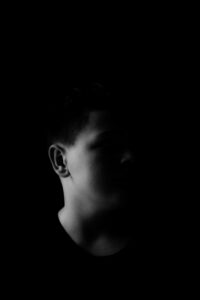 man with ear